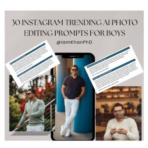30 Instagram Trending AI Photo Editing Prompts for Boys
