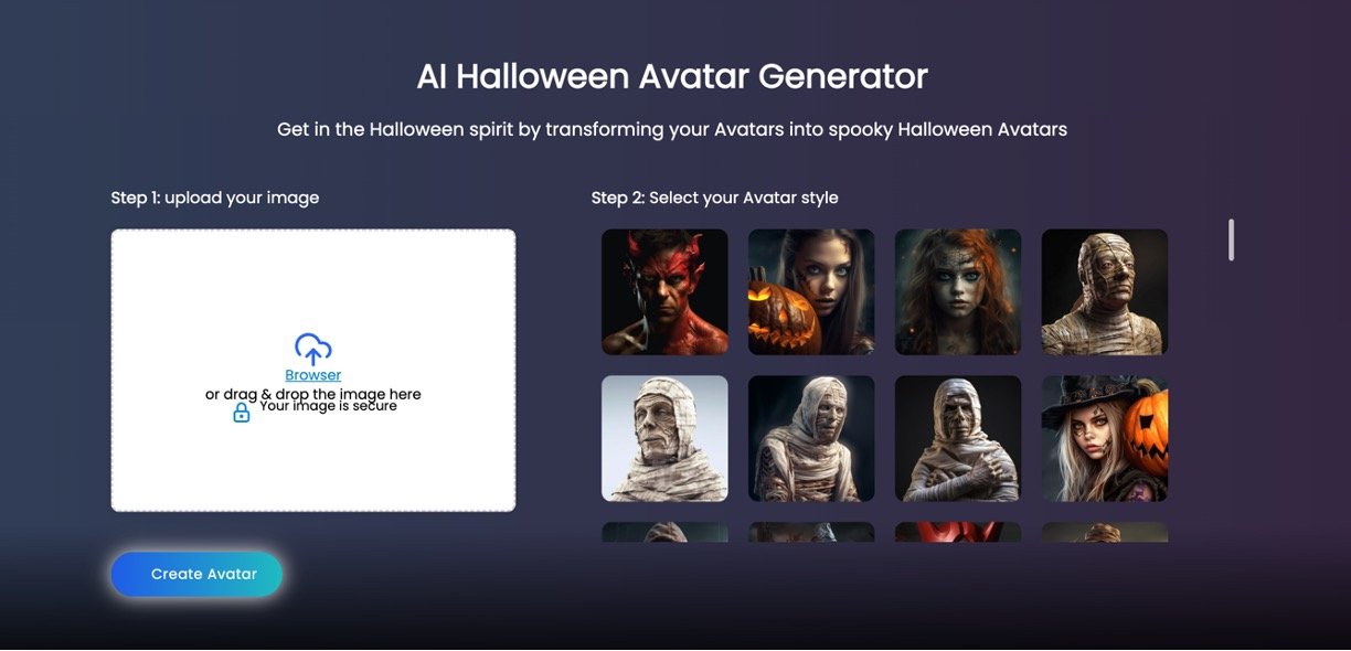 Pixazo AI Halloween Avatar