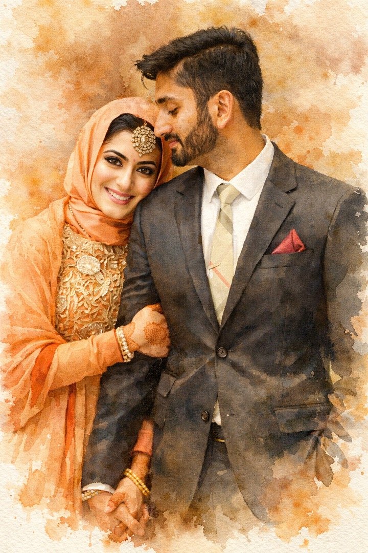 Best Watercolor Portrait Prompts: Romantic, Warm, and Face-Accurate