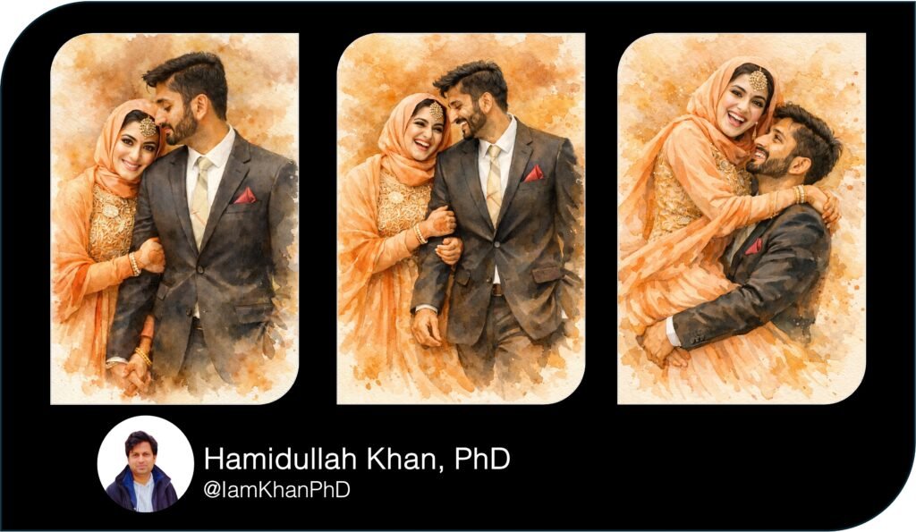 Best Watercolor Portrait Prompts- Romantic, Warm, and Face-Accurate