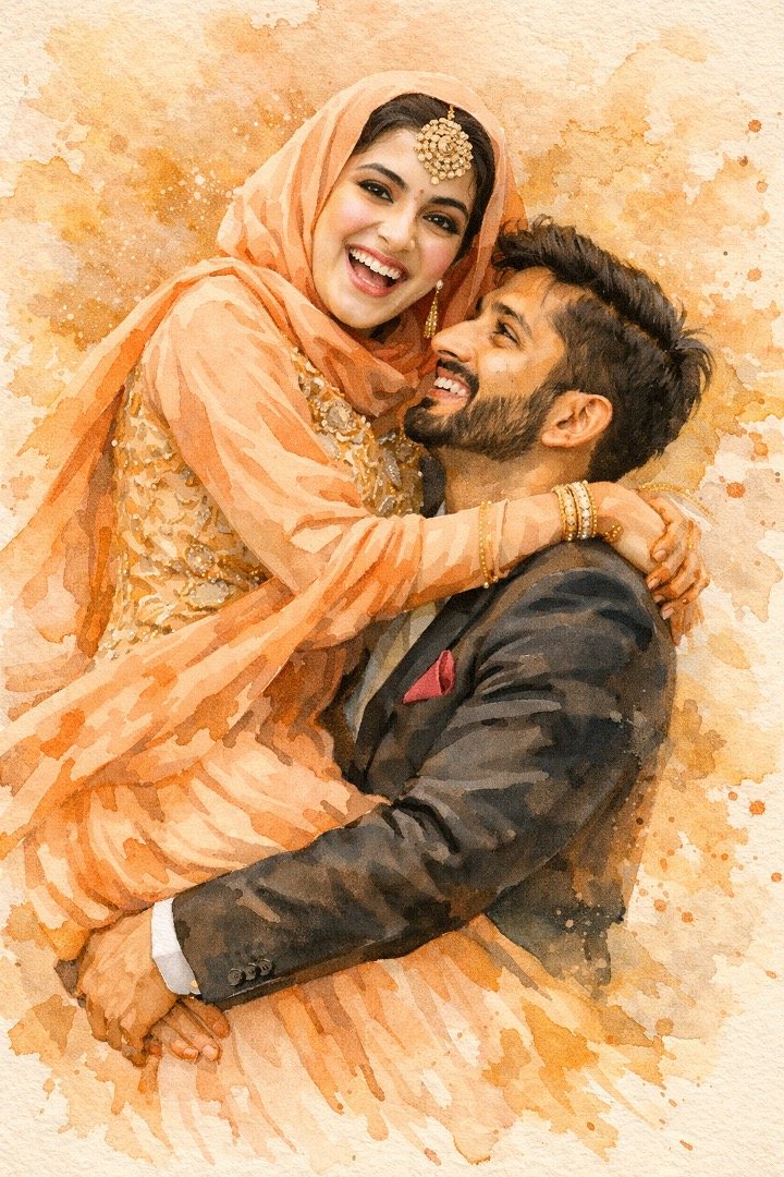 Best Watercolor Portrait Prompts: Romantic, Warm, and Face-Accurate