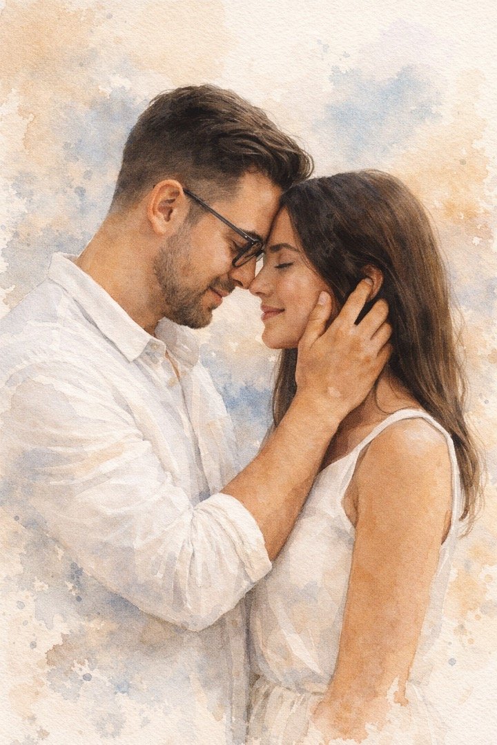 Copy-Paste Watercolor Portrait Prompts