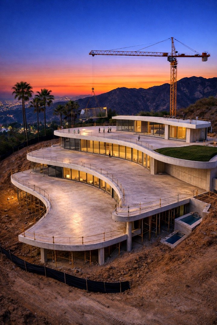 Exact Prompt I Used to Create this Viral Mansion Construction 4