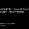 How I Built a FREE Personal Spanish Tutor With AI (Copy These Prompts)