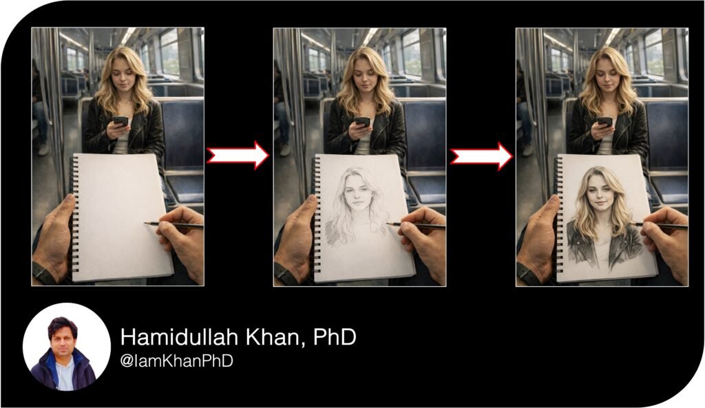 How I Made a Viral Drawing Timelapse Video Using AI (Full Prompts Inside)