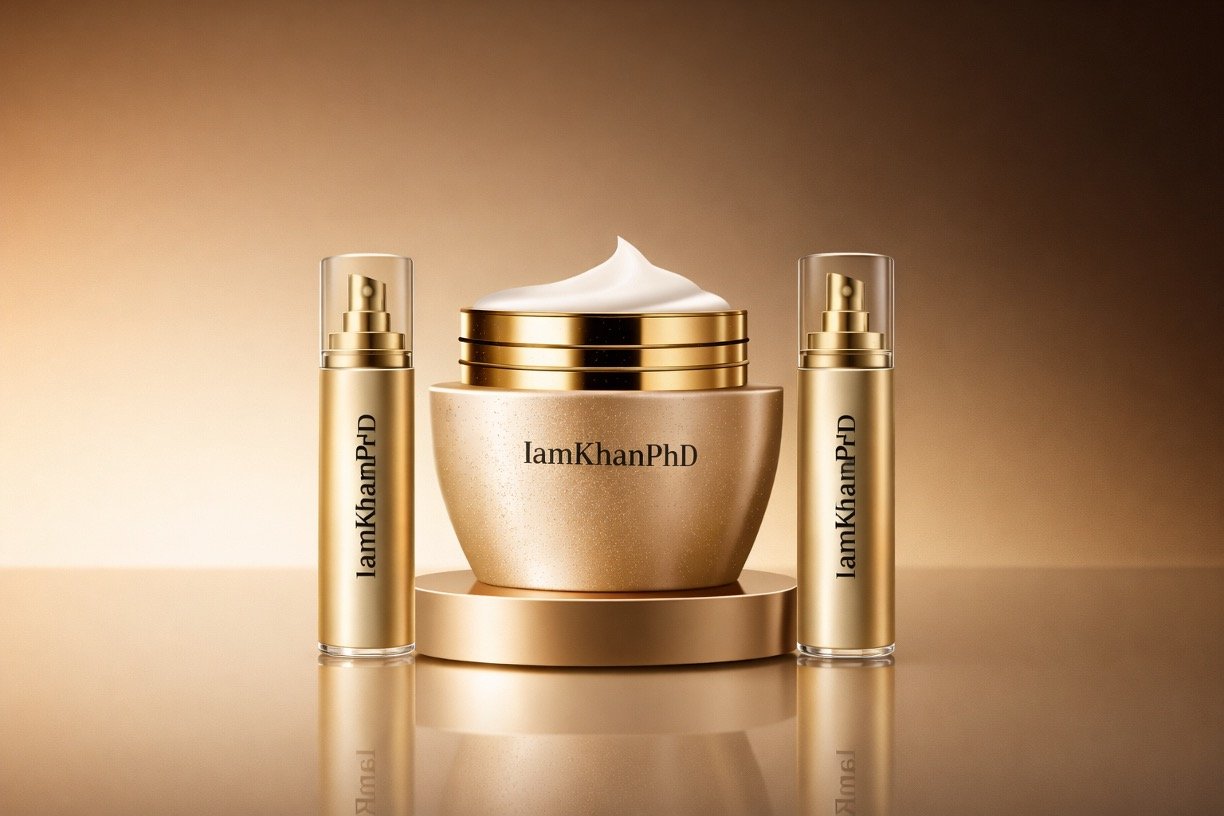 Luxury Gold Skincare Campaign Prompts