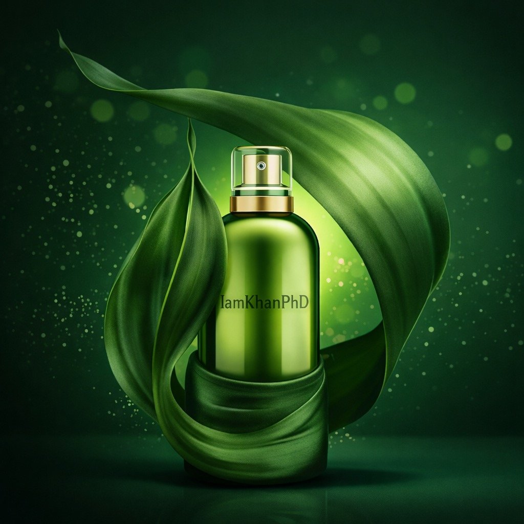 Luxury Green Perfume Campaign Shots Prompts