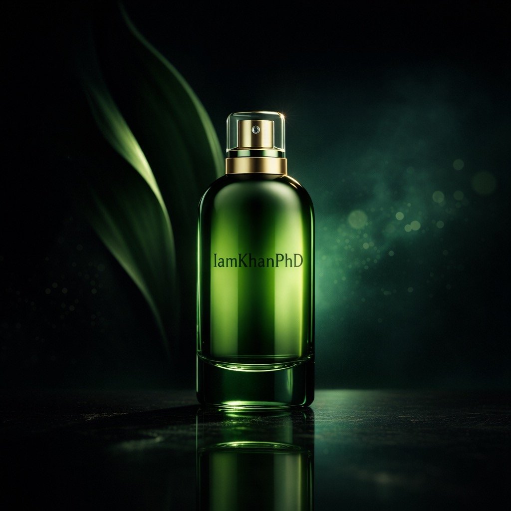 Luxury Green Perfume Campaign Shots Prompts