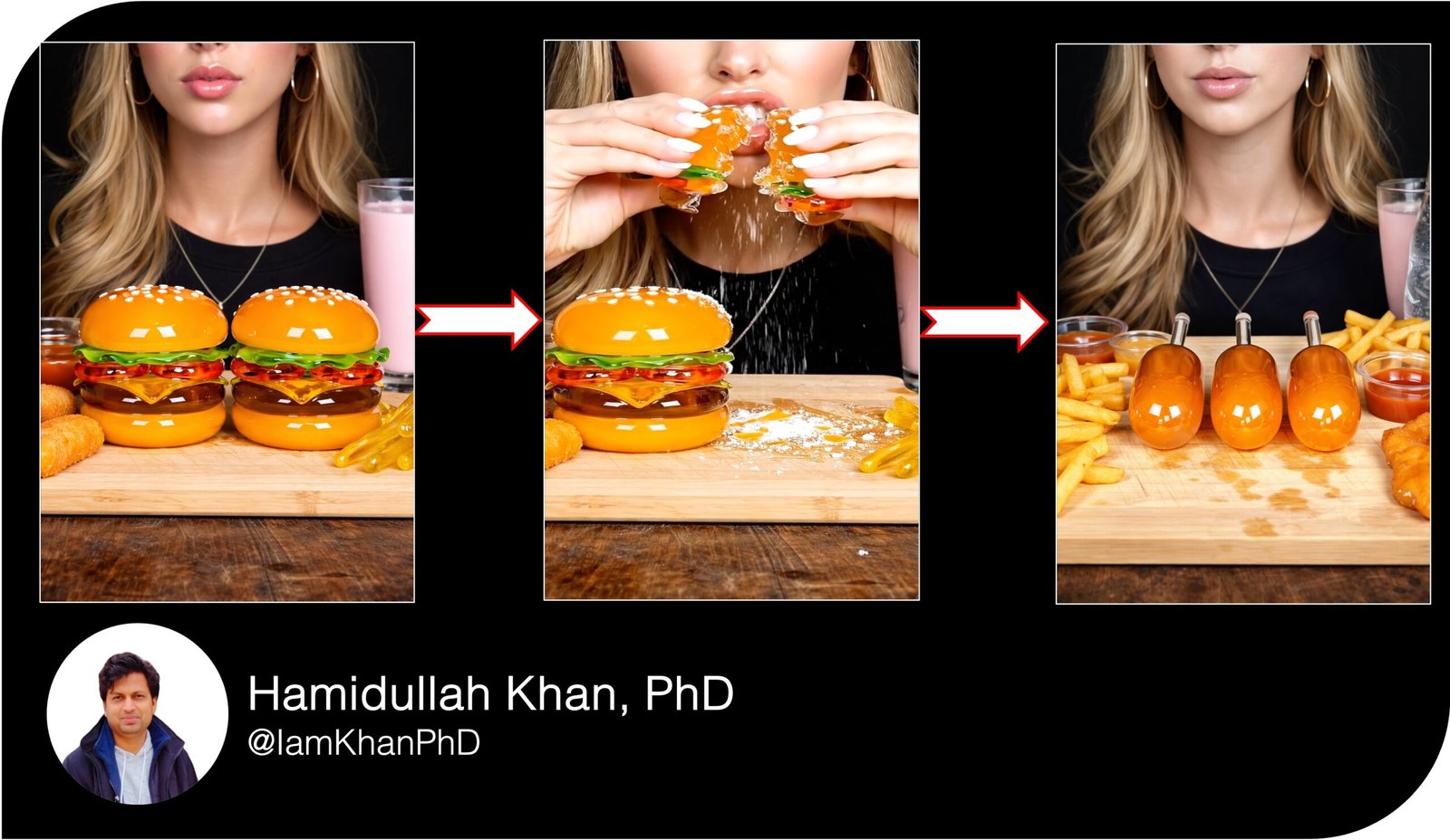 Ultra-Realistic Glass Burger ASMR Prompts (8K Hyper-Glossy Food Art)