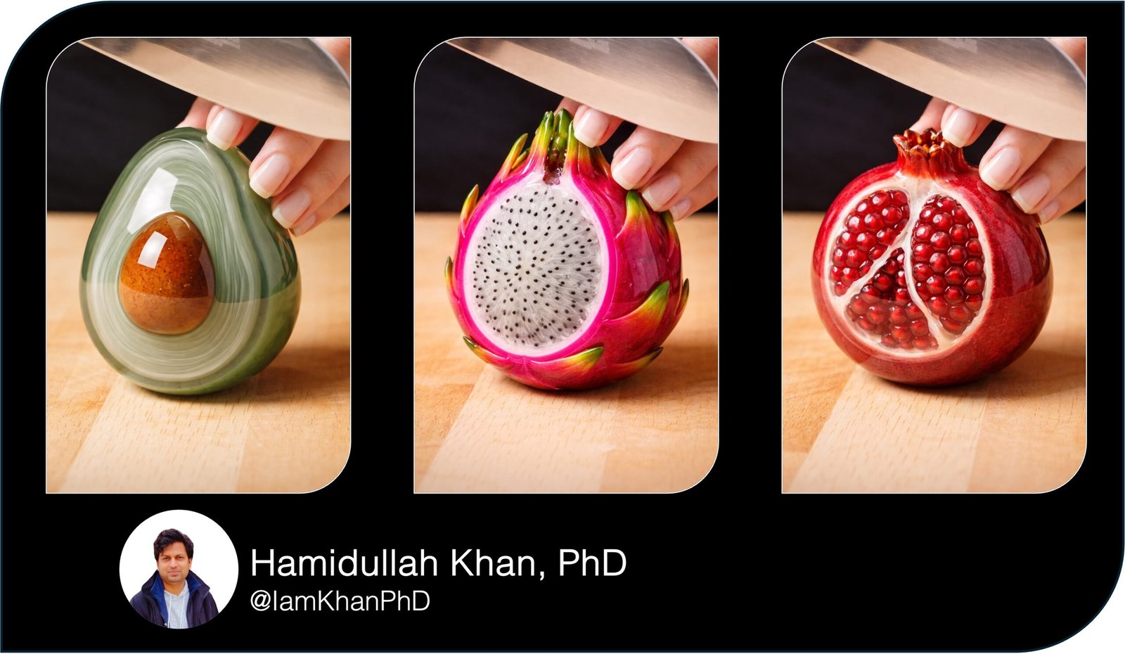 Viral AI Glass Fruit Cutting Prompt (Ultra-Realistic 8K Macro)