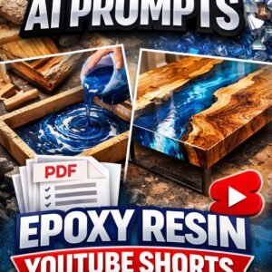 Free AI Prompt Pack for Epoxy Resin YouTube Shorts