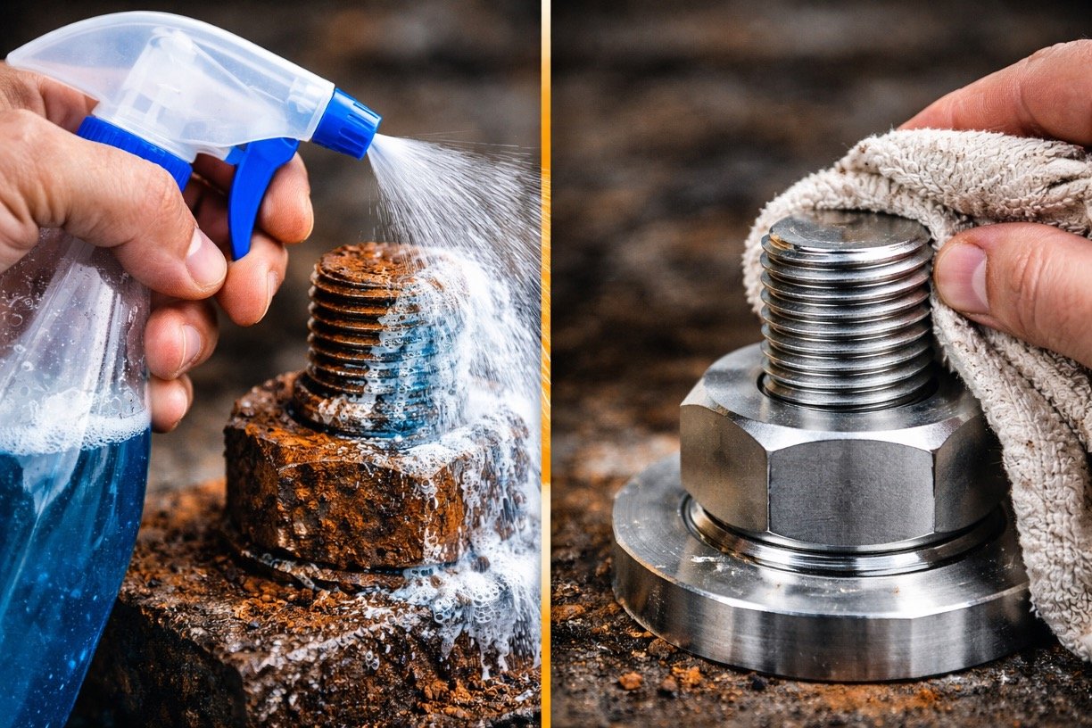 Free AI Prompt for Viral Rust Removal Videos 1