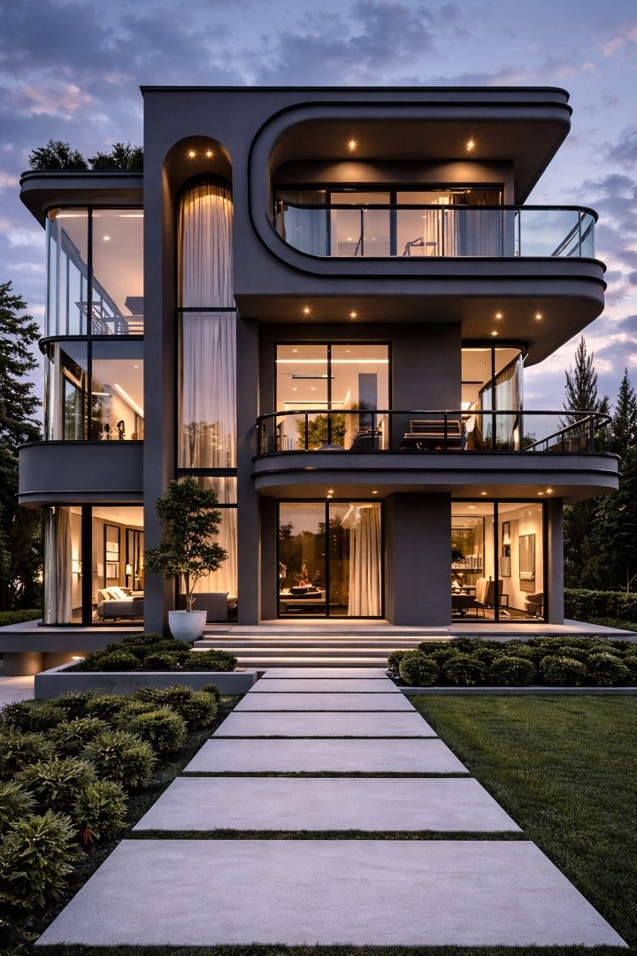 Luxury Mansion Construction Timelapse Prompt 2