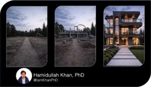 Luxury Mansion Construction Timelapse Prompt