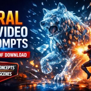 Viral Glass Animal AI Video Prompt Pack