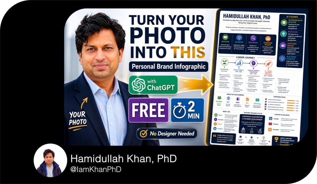 How I Made a LinkedIn-Ready Visual Resume with One ChatGPT Prompt