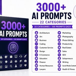 Ultimate FREE AI Prompts Bundle I 22+ Categories, 3000+ Prompts