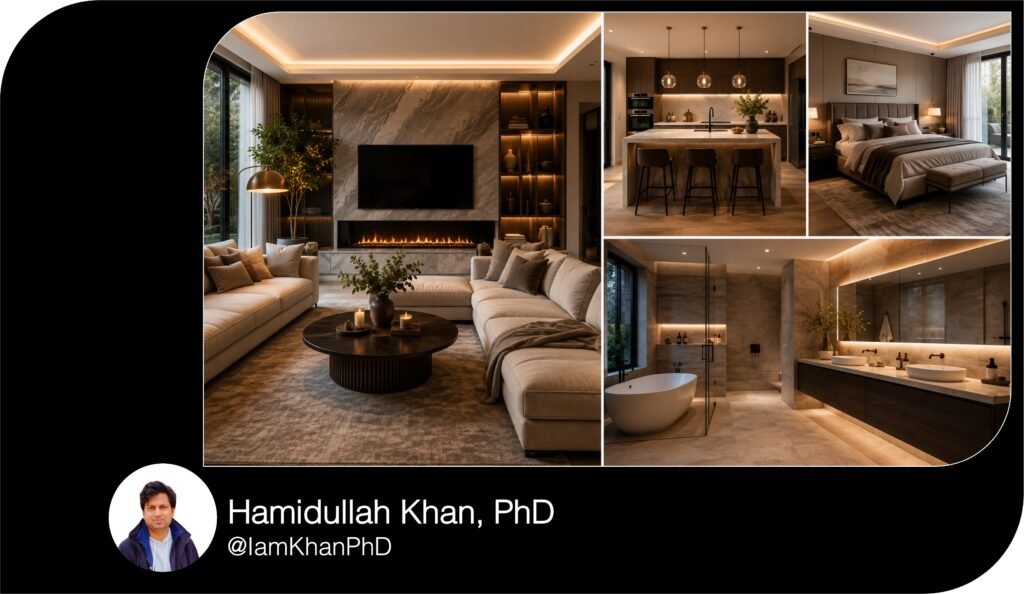 10 AI Image Prompts for Interior Design Ideas