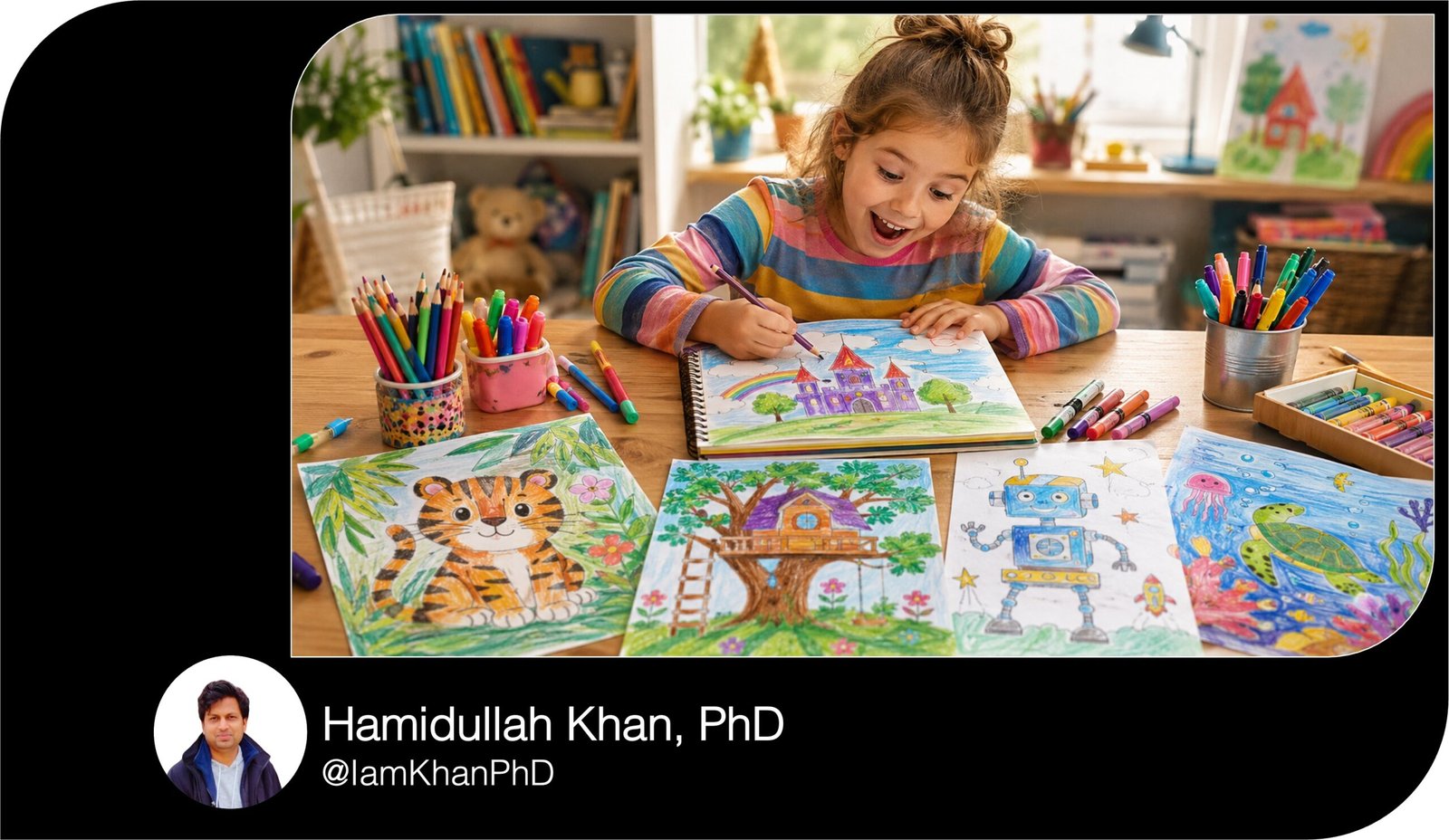 10 AI Drawing Prompts for Kids | Editable Art Activities