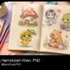 Cute AI Art Prompt Bundle – 10 Detailed Drawing Ideas