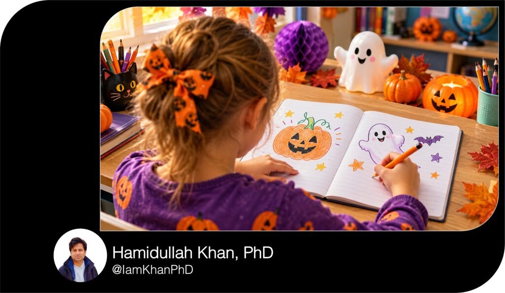 10 Halloween AI Writing Prompts for 2nd Grade